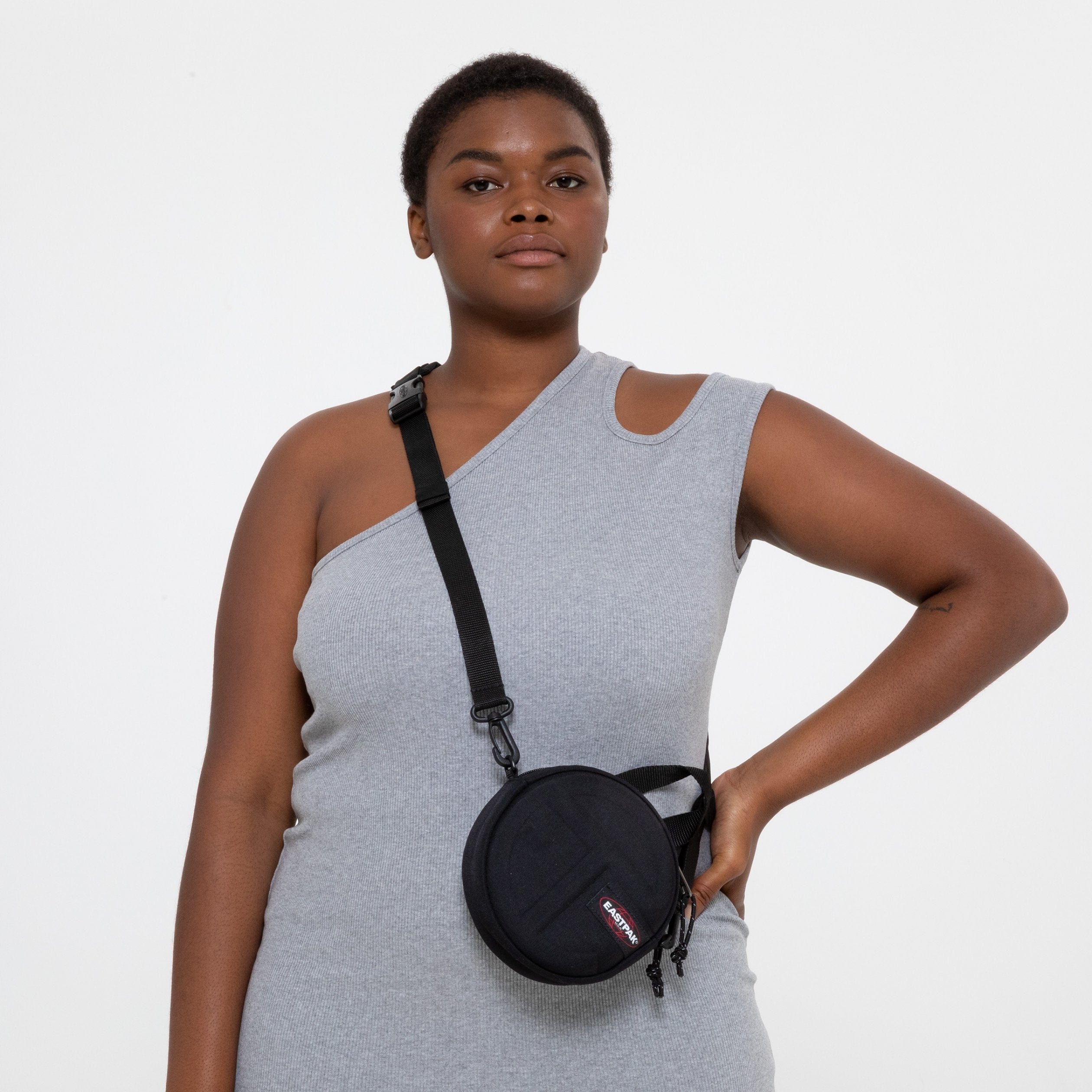 Eastpak x Telfar | Women Telfar Circle Nylon Shoulder Bag Black Unique