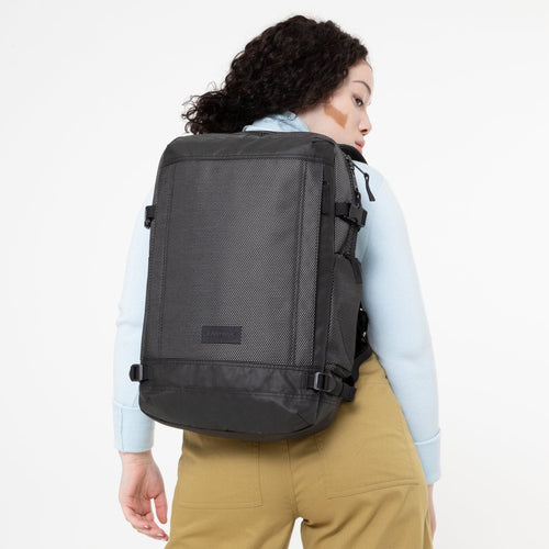 woman wearing Tecum M Cnnct Melange Professional Backpack