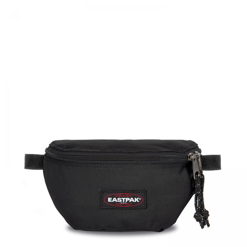 Springer Black Fanny Pack Front View