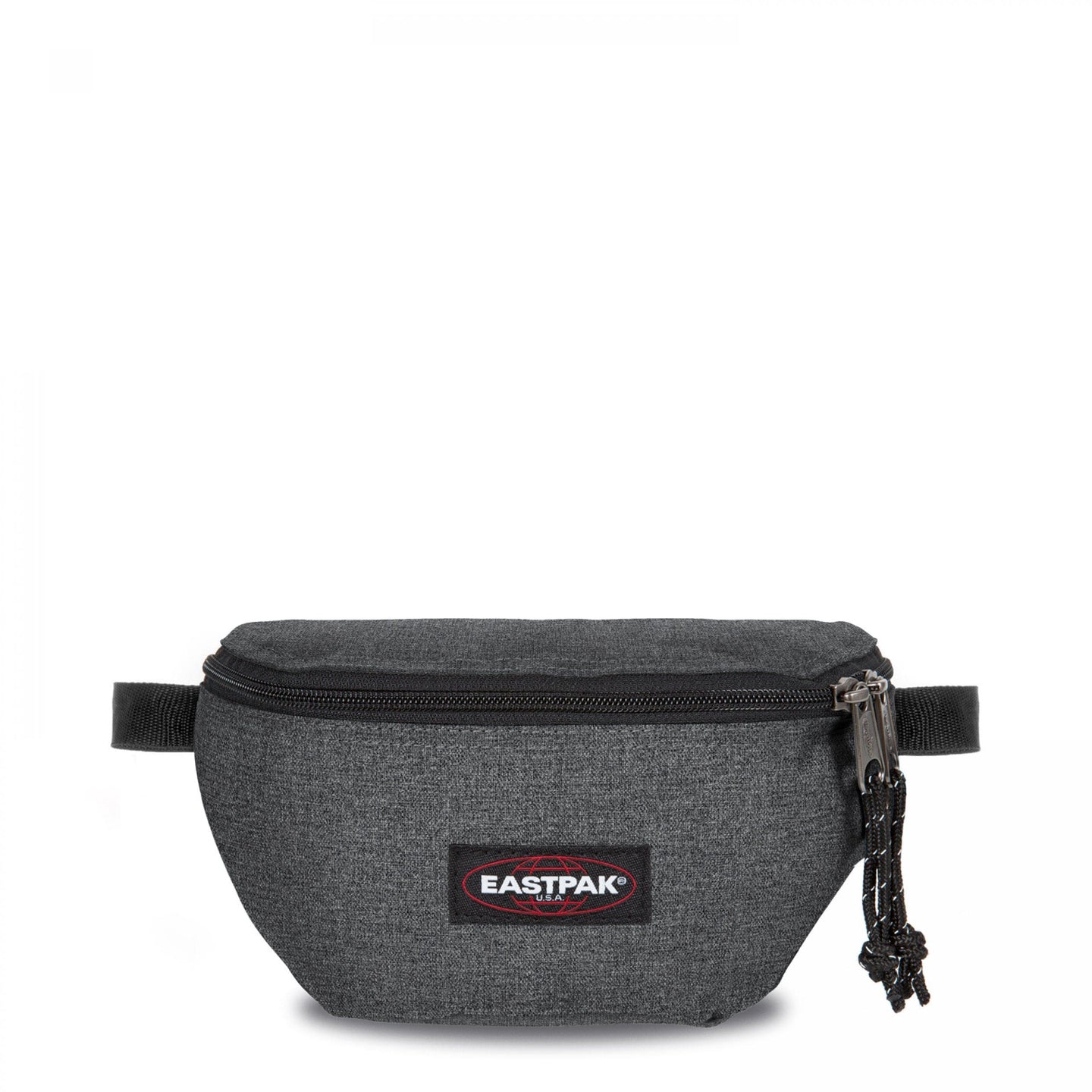 Springer Black Denim Fanny Pack Front View