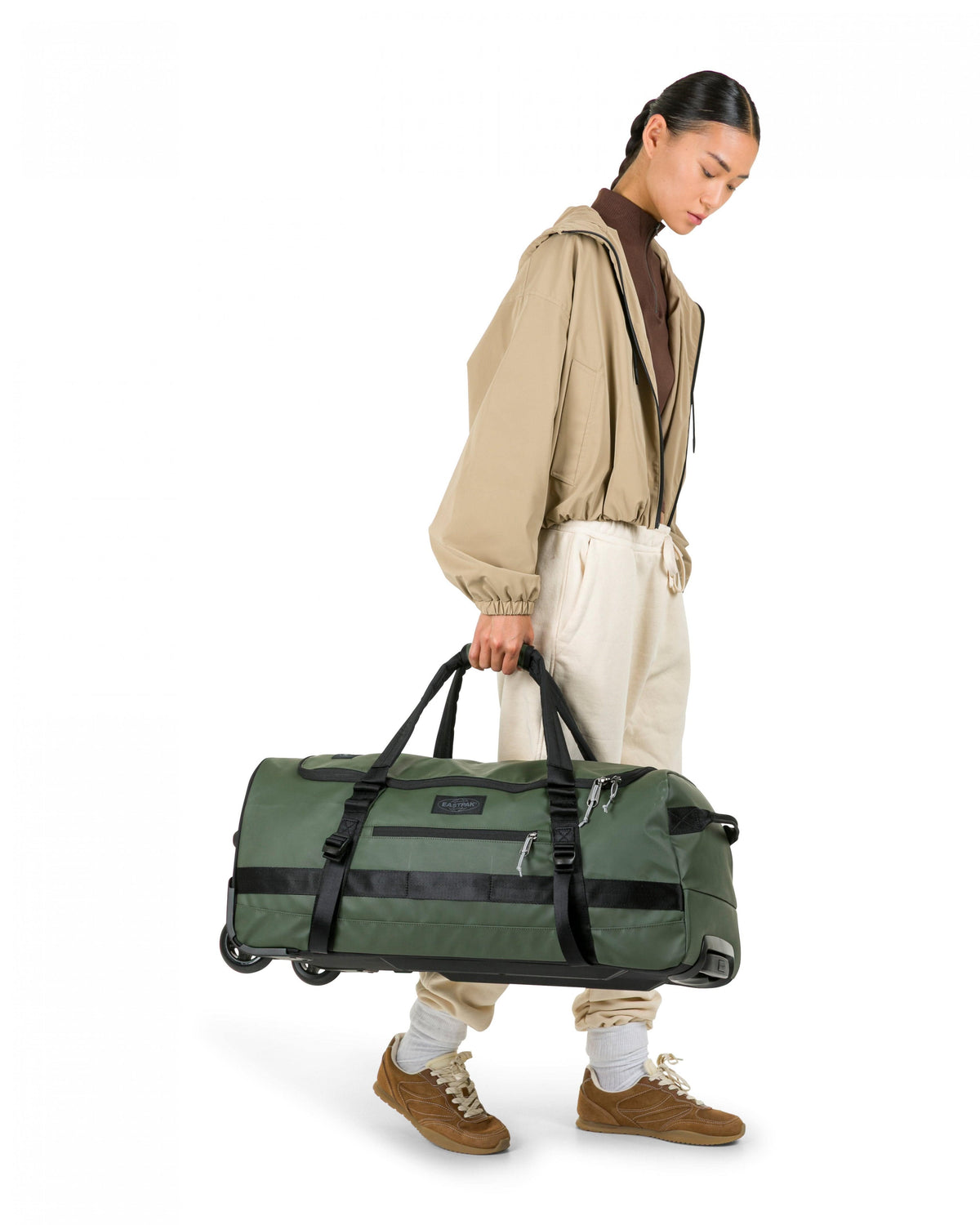 Eastpak DUFFEL PACK WHEEL M Tarp Forest  - 2