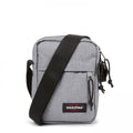 The One Sunday Grey Crossbody Bag Front View With Strap