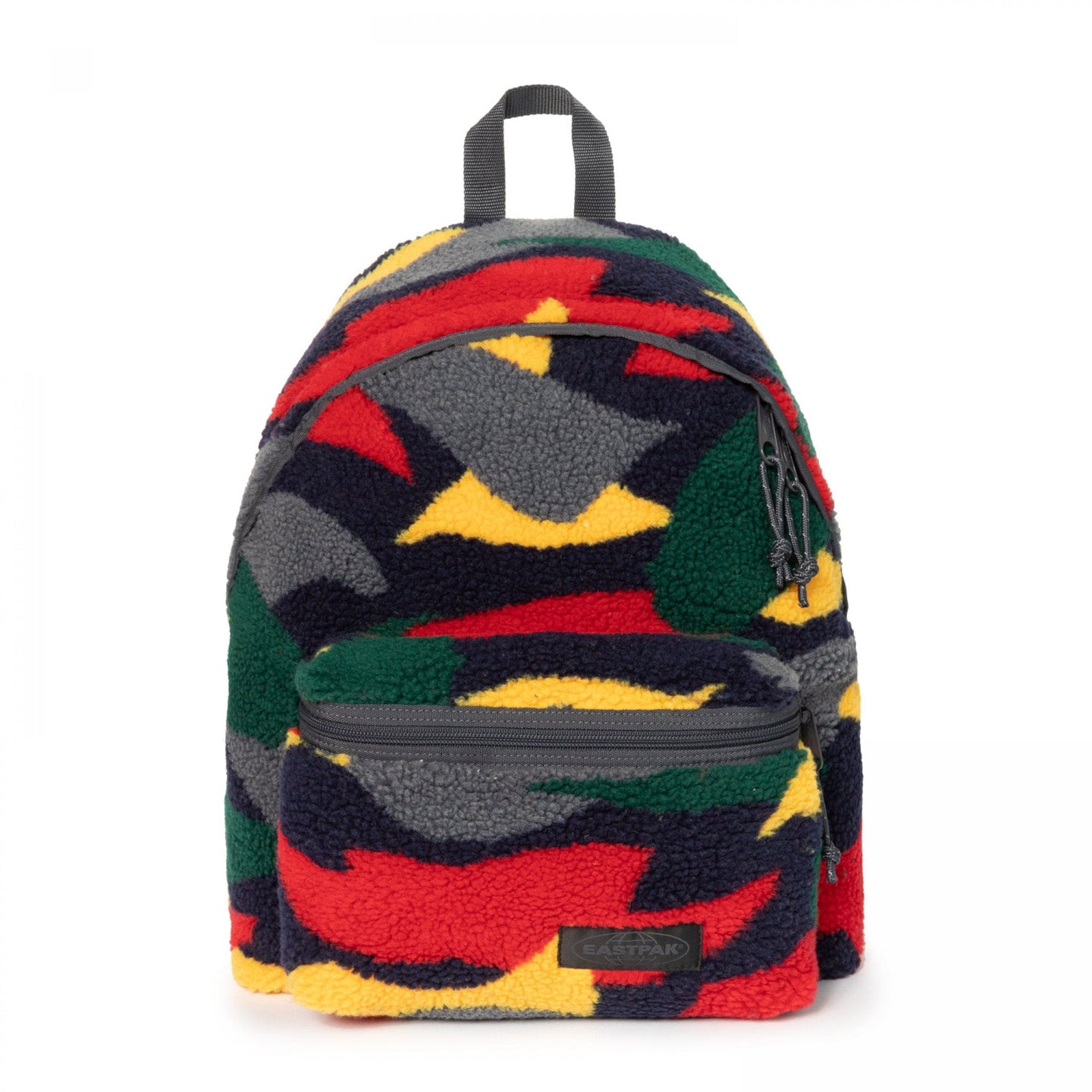 Padded Pak'r Shearling Camo Backpack front view