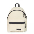 Padded Pak'r Shearling White Backpack front view