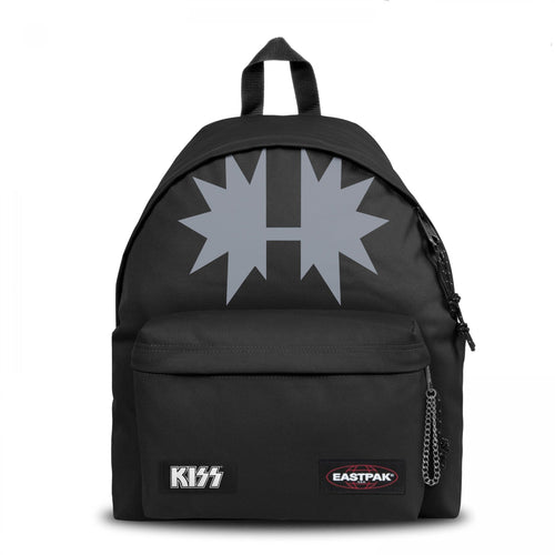 Padded Pak'r Kiss Black Backpack front view