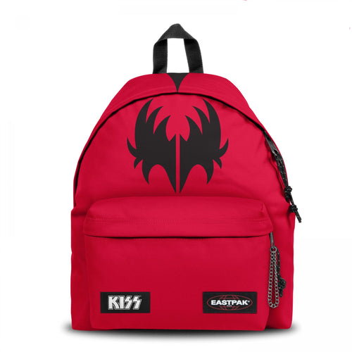 Padded Pak'r Kiss Red Backpack front view