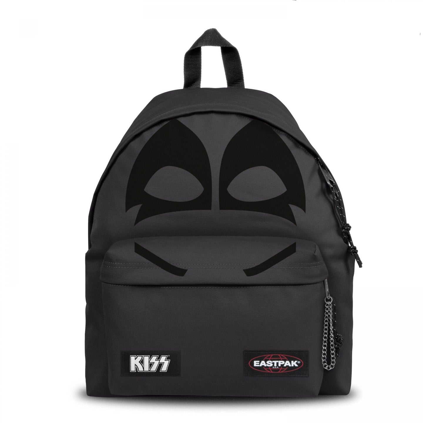 Padded Pak'r Kiss Grey backpack front view