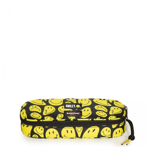 Oval Single Smiley® Stretch Yellow Front View